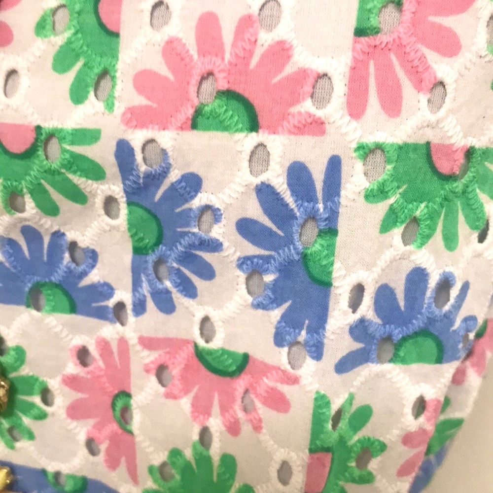 Talbots Daisy Eyelet Shell - Picture 7 of 16